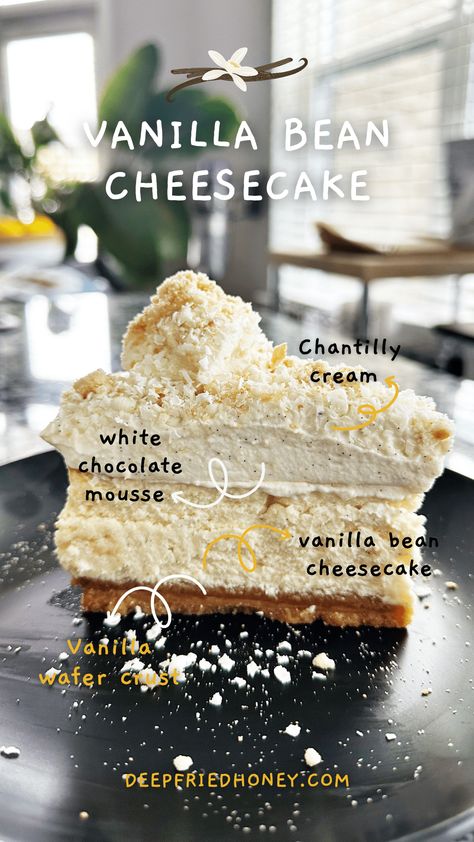 Cheesecake Factory Cheesecake Recipes, Cheesecake Factory Cakes, French Cheesecake, Cheesecake With Whipped Cream, Layer Cheesecake, Cheesecake Factory Copycat, Vanilla Wafer Crust, Cheesecake Wedding Cake, Bean Pie