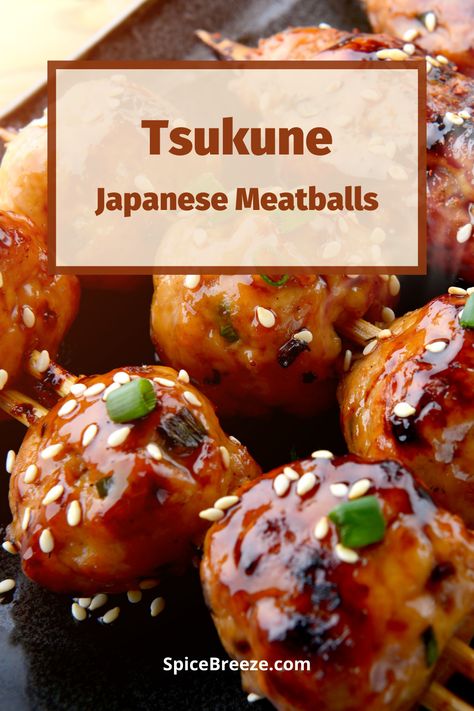 Surprise your guests with a new flavor favorite! Japanese tsukune meatballs are one of the common grilled items served at Japanese yakitori restaurants and perfect for your next barbecue cook-out or dinner. Japanese Yakitori, Japenese Food, Japanese Dinner, Cooking Restaurant, Asian Noodle, Easy Japanese Recipes, Bento Recipes, Japanese Cooking, Japanese Dishes