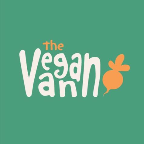 The Vegan van logo by Sofie Designs on Dribbble. Fun, trendy and bright logo. #logo #playful #vegan #food #brand #branding #logo #theveganvan #restaurantbranding #foodlogo #restaurantlogo #healthy #fastfood #beet #beetroot Fun Logos Inspiration, Healthy Logo Design, Farm Logo Inspiration, Healthy Food Branding, Van Logo, Food Brand Logos, Vegan Logo, Bright Logo, Healthy Logo