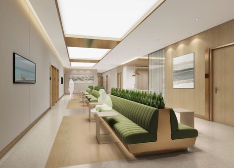 Hospital Waiting Area Design, Hospital Waiting Area, Waiting Area Design, Interior Design Lobby, Medical Clinic Design, Hospital Waiting Room, Healthcare Interior Design, Hospital Architecture, Clinic Interior Design