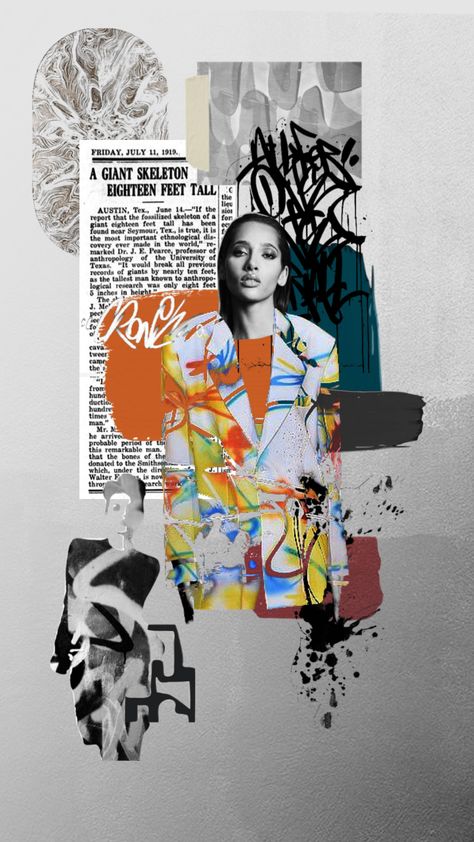 Trends And Fads Collage, Streetwear Fashion Portfolio, Streetwear Moodboard Inspiration, Mood Board Streetwear, Streetwear Fashion Moodboard, Streetwear Fashion Collage, Fashion Zine Inspiration, Mowalola Runway, Knitwear Sketchbook