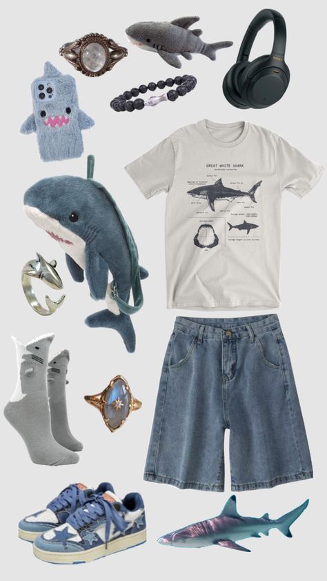 Shark Clothes, Shark Outfit, Silly Clothes, Im Obsessed, Cute Shark, Funky Outfits, Mia 3, Swaggy Outfits, Inspired Outfits