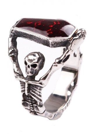 Skeleton Coffin Ring Vampire Skeleton, Gothic Jewelry Rings, Skeleton Ring, Gothic Skeleton, Coffin Ring, Gothic Engagement Ring, Extraordinary Jewelry, Gothic Vampire, Black Gold Jewelry