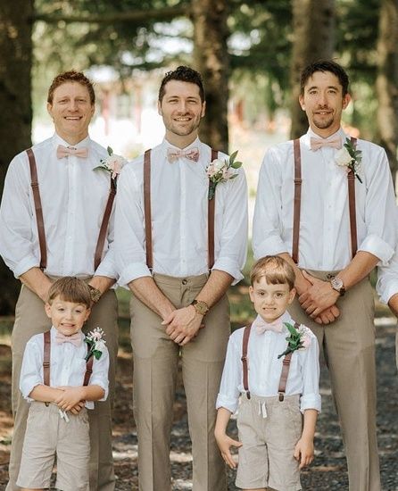 Groomsmen Attire Suspenders, Khaki Groomsmen, Rustic Groomsmen Attire, Brown Groomsmen, Groom Suspenders, Groomsmen Suspenders, Wedding Groomsmen Attire, Groom Wedding Attire, Suspenders Wedding