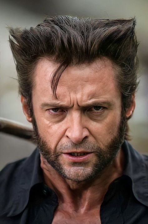 Huge Jackman Wolverine, John Byrne Wolverine, Wolverine Yellow Suit, Wolverine Makeup Female, Wolverine Haircut, Wolverine Hairstyle, Logan Drawing, Wolverine Reference, Wolverine Hair