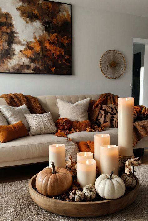 Step into the new season with our top 5 fall decor ideas for 2024. Upgrade your living room with these must-have interior design trends. Upgrade Your Living Room: Top 5 Fall Decor Ideas 2024 Table of Contents1 Upgrade Your Living Room: Top 5 Fall Decor Ideas 20242 How to Upgrade Your Living Room with Fall […] Fall Living Room Decor With Grey Couch, Coastal Fall Living Room, Autumn Decorations Living Room, Fall 2024 Trends Decor, Chic Fall Home Decor, Neutral Fall Living Room, Fall Thanksgiving Decor Living Room, Fall Console Decor, Masculine Fall Decor