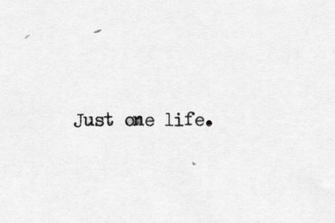 Belle Citation, Life Motto, One Life, Tattoo Fonts, Short Quotes, Typewriter, Quote Aesthetic, Pretty Words, Enjoy It