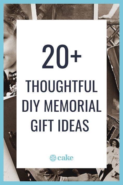 Memorial Memory Box Ideas, Photo Memorial Gifts, In Memory Of Ideas Diy, Remembering Dad Gifts, Loved One Memorial Ideas, Gift In Memory Of A Loved One, In Loving Memory Crafts Diy Gift Ideas, Memorializing A Loved One, Gifts For Memory Of Loved One