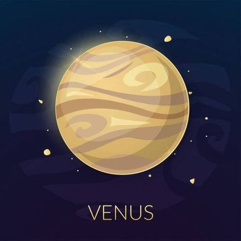 Find the perfect handmade gift, vintage & on-trend clothes, unique jewelry, and more… lots more. Venus Planet, Venus Painting, Venus Tattoo, Venus Art, Venus Symbol, Planet Drawing, Solar System Crafts, Hello Venus, Planets Art