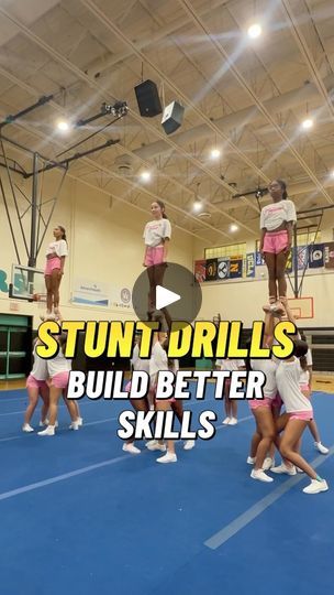 1.6K views · 333 reactions | ‼️Drills, Drills, & MORE Drills! One of our favorite stunt drills that improves timing, control, and strength. #StuntTraining #ImproveYourGame #PrideCheerCamps #PrideCheer #PCC #CampWithTheBest #DrillsMakeSkills | Pride Cheer Camps | pridecheercamps · Original audio Stunt Drills, Cheer Stretches, Cheer Leading, Cheer Camp, Cheer Life, Cheer Coach, Cheer Stunts, Cheer Coaches, 1k Views