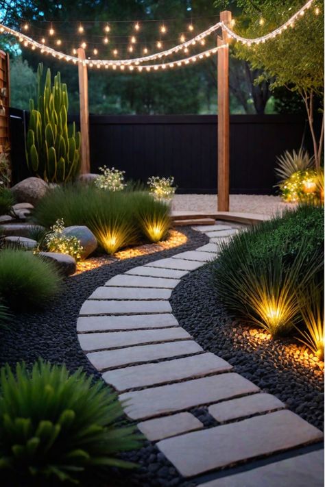 Unlock the secrets to transforming your backyard into a budget-friendly oasis! Discover 5 tips to create a lush lawn that will be the envy of your neighbors, plus clever DIY ideas to elevate your outdoor space without breaking the bank. From cozy seating areas to enchanting lighting, get ready to create a backyard paradise that will have you spending every moment outdoors. #DIYBackyard #BudgetParadise #ThrivingLawn Small Easy Backyard Ideas, Gardens With No Grass Ideas, Awesome Small Backyard Ideas, Diy Big Backyard Ideas On A Budget, Small Backyard Makeover Before And After, Backyard Improvements Diy Budget, Landscaping Uneven Backyard, Cement And Grass Backyard, Backyard Patio Designs Plants