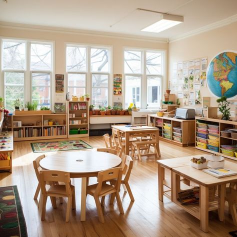 Set up your classroom with natural wood furniture to make a calming environment for children. Rearrange these shelves and panels to fit your space. Natural Environment Teaching Aba, Montessori Peace Table, Montessori Cultural Shelves, Therapy Center, Calming Environment, Natural Wood Furniture, Aba Therapy, Wood Room, Montessori School