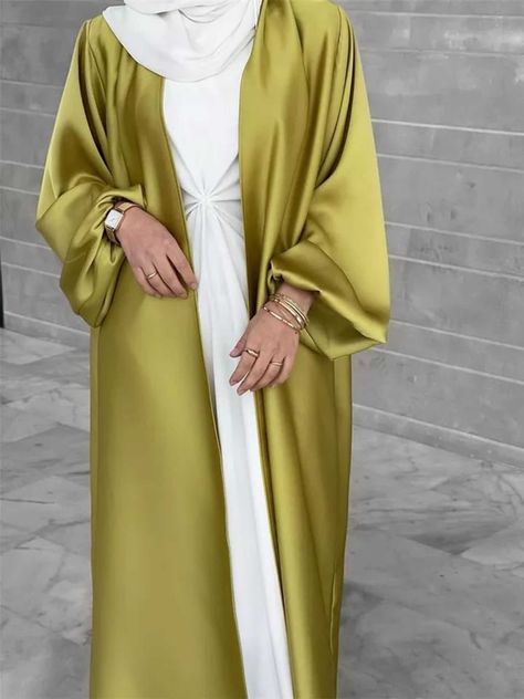 Modest Long Dresses, Moda Kimono, Party Long Dress, Abaya Kimono, Abaya Style, Open Abaya, Islamic Dress, Mode Abaya, Muslim Dress