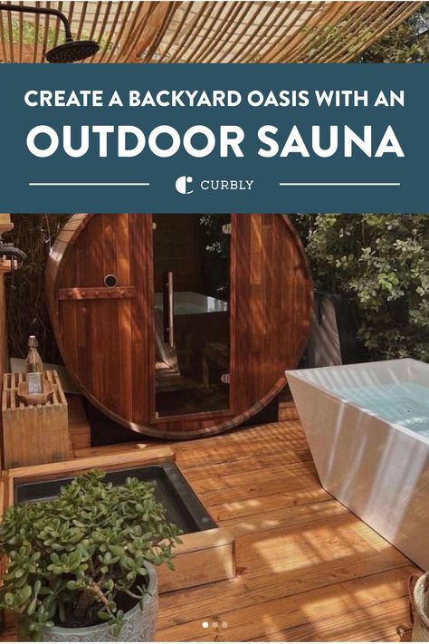 Outdoor Sauna Ideas, Rustic Outdoor Shower Ideas, Rustic Saunas, Sauna Ideas, Diy Sauna, Backyard Spa, Building A Sauna, Sauna Kits, Sauna Diy