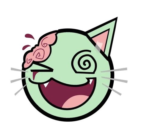 Epic Face, Zombie Cat, Not Mine, Zombie, Green