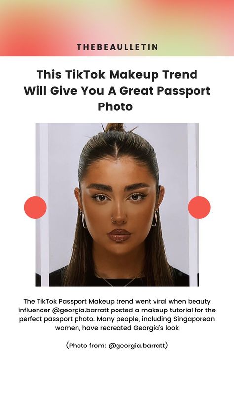 Good Passport Photo, Passport Photo Makeup, Passport Makeup, Passport Photo, Latest Makeup, Beauty Influencer, Photo Makeup, Makeup Trends, Beauty Trends