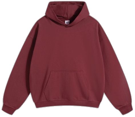 Red Hoodie Outfit, Dark Red Hoodie, Clothes Pieces, Black And Red Hoodie, Red Clothes, Maroon Hoodie, Heavyweight Hoodie, Kangaroo Pocket Hoodie, Pocket Hoodie