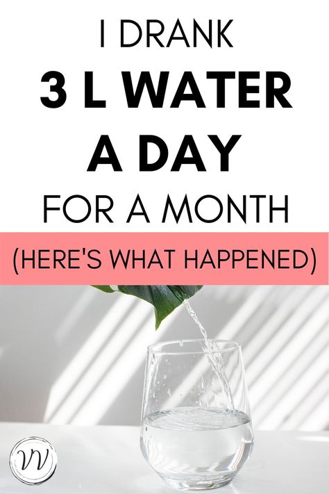 Have you ever wondered how much water you should drink in a day for optimal health? I've been researching how to stay properly hydrated so you feel like your best, healthiest self, for years. I decided to challenge myself to drink 3 liters of water a day for 30 days - here's how it impacted my digestion issues, bloating, energy levels, skin & hair, and overall health. #hydration #drinkwater #stayhydrated Water Challenge, Water Benefits, Doctor Advice, Ice Cream At Home, Health And Fitness Magazine, Healthy Diet Tips, Water Retention, Drink More Water, Fitness Advice