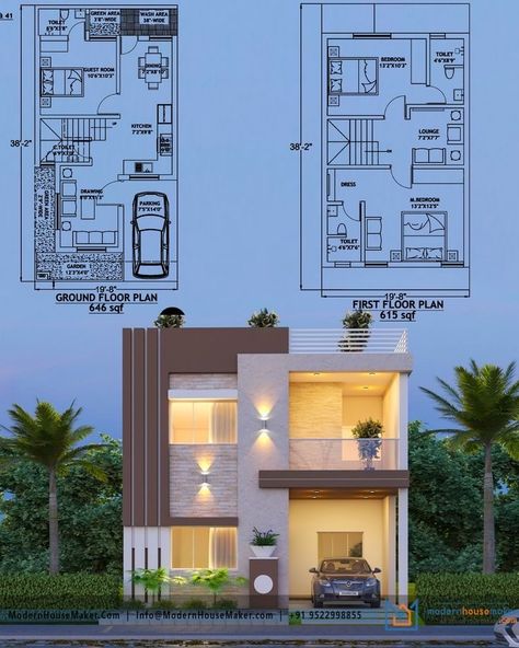 Low Cost House Design, Commercial Elevation, Low Cost House Plans, Small House Design Kerala, Small House Blueprints, 3d House Design, Architectural Masterpieces, Low Cost Housing, 2 Storey House Design