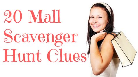 20 Mall Scavenger Hunt Clues — Scavenger Hunt Shopping Mall Scavenger Hunt Party Ideas, Mall Scavenger Hunt Riddles, Mall Scavenger Hunt For Teens, Mall Scavenger Hunt Birthday Party, Teen Scavenger Hunt, Friends Cookies, Mall Scavenger Hunt, Campout Party, Scavenger Hunt Party