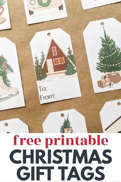 Printable Holiday Tags, Free Christmas Tags, Free Christmas Tags Printable, Free Printable Christmas Gift Tags, Christmas Gift Tags Free, Holiday Gift Tags Printable, Christmas Gift Tags Diy, Merry Christmas Gift Tags, Xmas Tags