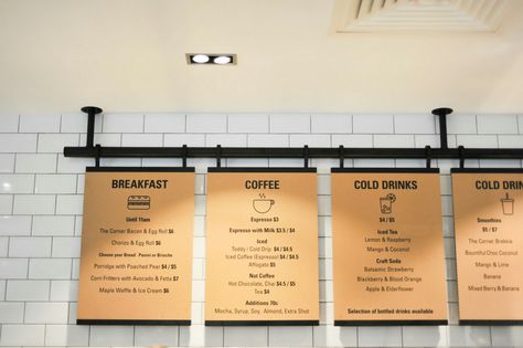 Menu boards Cafe Menu Boards, Menu Signage, Menu Board Design, Menu Display, Hand Drawn Font, Cafe Menu Design, Coffee Shop Menu, Menu Inspiration, Display Boards