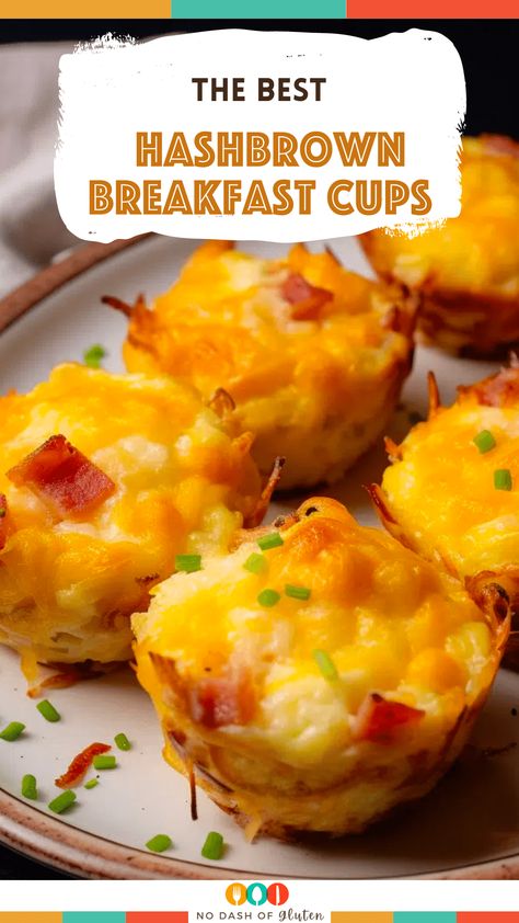 Best Egg Cups Breakfast Recipes, Hashbrown Breakfast Cups Muffin Tins, Hashbrown Nests Breakfast Cups, Hashbrown Egg Muffin Cups, Egg Cups For Breakfast, Breakfast Cups With Hashbrowns, Breakfast Hashbrown Cups, Hashbrown Breakfast Muffins, Breakfast Pick Up Foods