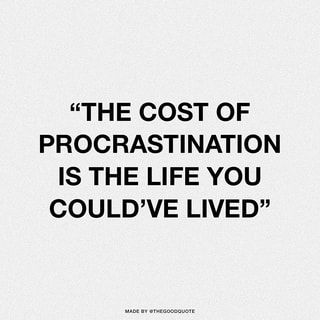 Cost Of Procrastination, 5 Minutes Journal, Study Quotes, Study Motivation Quotes, Happy Words, Self Quotes, Reminder Quotes, Note To Self, Quote Aesthetic