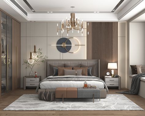 Hotel Bedroom Design, Bedroom Interior Design Modern, Unique Bedroom Design, Bedroom Interior Design Luxury, Wall Panels Bedroom, Classy Bedroom, Modern Bedroom Interior, Bedroom Decor Design, Bedroom Bed Design