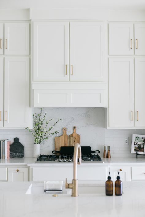 Colorful backsplash