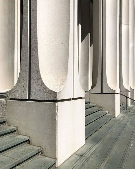 Architectural Columns, Column Design, Brutalist Architecture, Facade Architecture, Facade Design, Design Case, Architectural Elements, Architecture Building, 인테리어 디자인