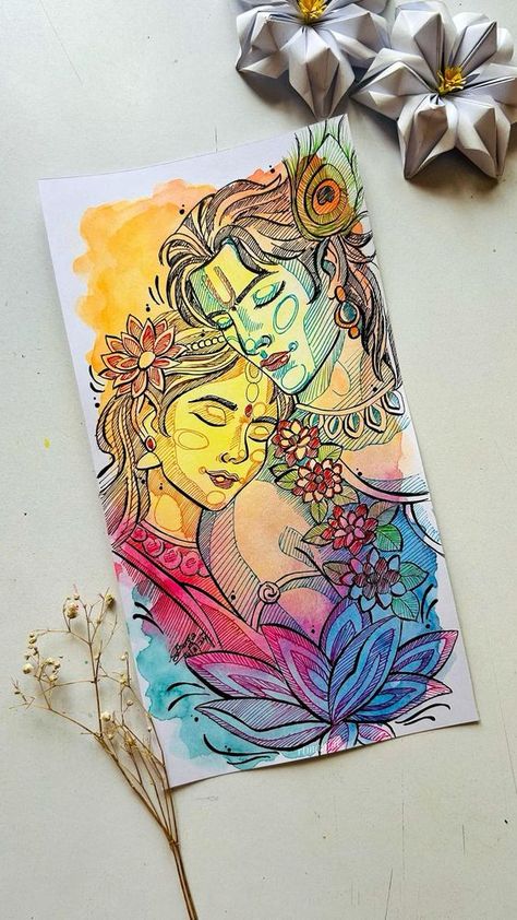 #rtmaniac #krishna #holi #holispecial #colorful  #CreateInColour Holi Special Drawing, Holi Drawing, Krishna Holi, Radha Krishna Holi, Holi Special, Easy Mandala Drawing, Meaningful Drawings, Beautiful Art Paintings, Small Canvas Art