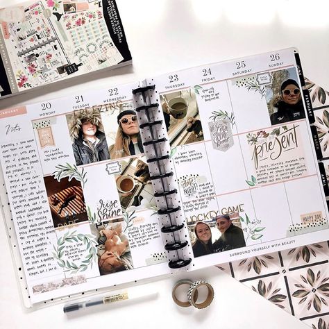 Happy Planner Memory Keeping Layouts, Happy Planner Memory Keeping, Memory Planning, Heidi Swapp Memory Planner, Happy Planners, Memory Planner, Happy Planner Layout, Mambi Happy Planner, Pocket Scrapbooking