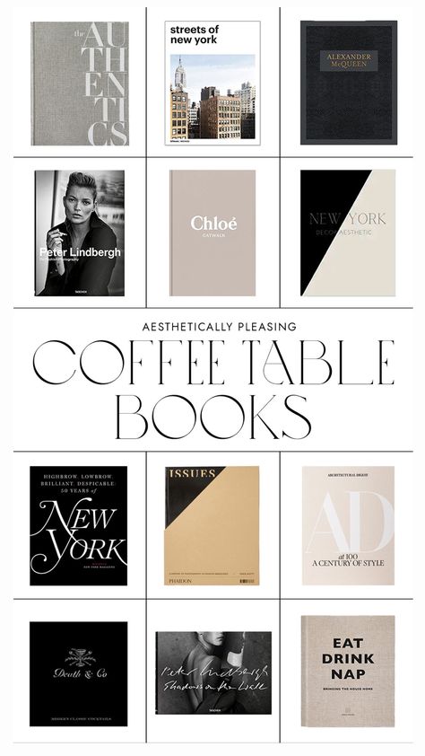 Coffee Table Book Layout, Fashion Coffee Table Books, Coffee Table Book Design, Coffee Table Books Decor, Andee Layne, Cover Design Inspiration, Home Refresh, Table Decor Living Room, Black Coffee Tables