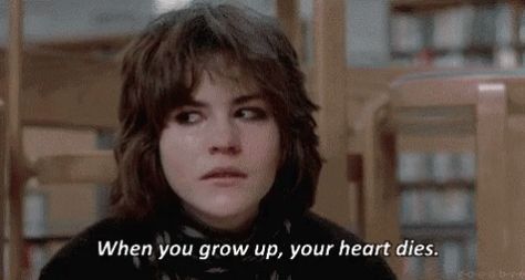 The Breakfast Club When You Grow Up GIF - TheBreakfastClub WhenYouGrowUp YourHeartDies - Discover & Share GIFs Humour, Breakfast Club Quotes, 80s Movie Quotes, 80s Quotes, Quote Movie, Series Quotes, Movies Quotes Scene, Under Your Spell, I Love Cinema