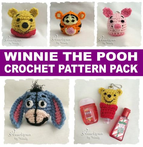 Winnie The Pooh Crochet, Pooh Crochet, Crochet Woodland, Cup Cozy Pattern, Dog Sweater Crochet Pattern, Owl Crochet Patterns, Dog Sweater Pattern, Crochet Cup Cozy, Crochet Pattern Instructions