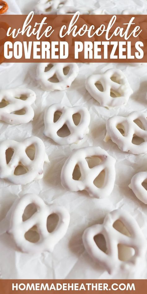 Chocolate Pretzels Recipe, Pretzel Dip Recipes, Chocolate Covered Pretzels Recipe, Chocolate Chip Dip, White Chocolate Covered Pretzels, White Chocolate Pretzels, White Chocolate Covered, Pretzel Snacks, Xmas Candy