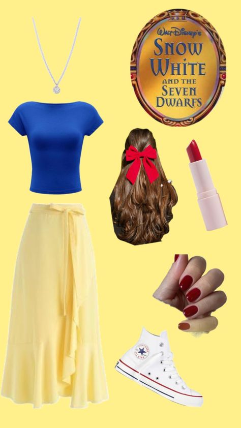 Snow White Outfits, Disney Character Outfits, Disney Bound Outfits Casual, Disney Trip Outfits, Disney Themed Outfits, Snow White Disney, Pretty Halloween Costumes, Disney Inspired Fashion, Disney Bound Outfits