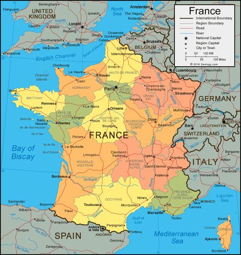 France Map and Satellite Image Ias Car, Virginia Hall, Monday Musings, Dordogne River, Europe Holiday, Map Of France, Loire River, Egypt Map, Vacation 2023