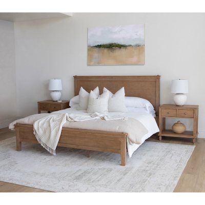 details by Becki Owens Ren Bedroom Set, Distressed Natural Wood Finish, Assorted Sizes & Sets - Sam's Club