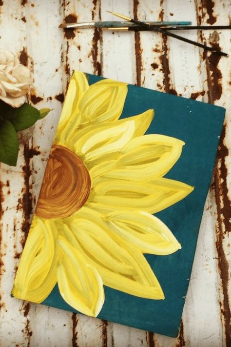 Painting canvas Simple Canvas Paintings, Cute Canvas Paintings, Easy Canvas Art, Soyut Sanat Tabloları, Easy Canvas Painting, Canvas Painting Diy, Tableau Art, Small Canvas Art, Flower Art Painting