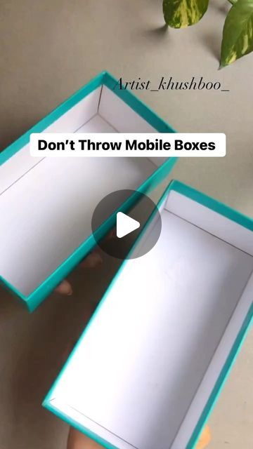 Home Decor Handmade Ideas, Craft For Home Decorations Creative, Decorating Ideas For The Home Diy, Home Decoration Craft, Best Out Of Waste Ideas Creative, Mobile Box Craft Ideas, Phone Box Diy Ideas, Art And Craft Ideas Creativity For Home, How To Make Box With Paper