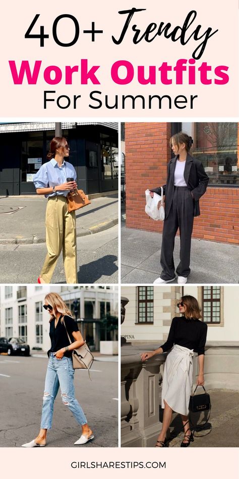 Professional Outfits Women Summer, Summer Professional Outfit, Casual Outfits Office, Cute Business Casual Outfits, Winter Homewear, Summer Work Outfits Office, Cute Business Casual, Office Outfits Women Casual, Summer Business Casual Outfits