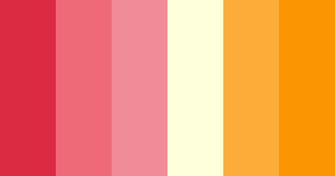 Pink Orange Color Palette, Orange And Pink Aesthetic, Pink And Orange Color Palette, Orange Color Scheme, Wedding Mermaid, Orange And Pink Wedding, Orange Color Palette, Sunset Color Palette, Orange Wedding Colors