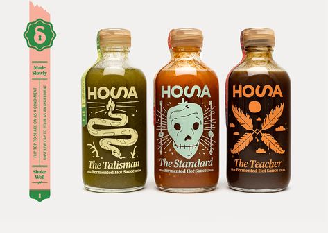 Fermented Hot Sauce, Hot Sauce Packaging, Chips Brands, Food Graphic Design, Chilli Sauce, Food Packaging Design, Pretty Packaging, Bottle Packaging, Creative Packaging