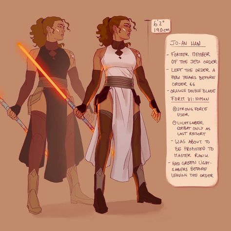 Star Wars Oc Characters, Genderbent Star Wars, Lightsaber Poses Drawing, Female Jedi Concept Art, Sith Lord Outfit, Star Wars Women Art Character Design, Star Wars Oc Cosplay, Padawan Outfit Female, Female Elf Hairstyles