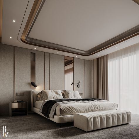 Luxury Bedroom Ceiling Design, Bedroom Design Master Luxury, Luxury Bedroom Pop Design, Luxury Ceiling Design Bedroom, Bedroom Ceiling Design Modern, Modern Luxury Bedroom Design Master Suite, Modern Bedroom Design Master Luxury, Bedroom Luxury Elegant, Luxurious Bedrooms Master Modern