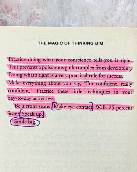 📌Unlock your full potential by cultivating a strong , confident and positive mindset. This book is for anyone looking to achieve greater success and fulfillment in life. 📌 ✨The book ‘the magic of thinking big’ teaches the importance of positive thinking and mindset. ✨The book mainly focuses on- 📌The Power of Belief: It teaches how believing in oneself enhances self- confidence and helps individuals overcome self doubt and achieve their goals. 📌Setting Goals: Setting specific, measura... 5 Books That Will Change Your Life, The Magic Of Believing, I Think I Like This Little Life Quote, Different Mindset Quotes, The Magic Of Thinking Big, Self Belief Quotes, Glamour Lifestyle, Power Of Belief, Thinking Thoughts