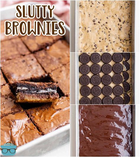 Brownies Video, Oreo Cookie Flavors, Oreo Bars, Brownie Desserts Recipes, Thanksgiving Recipe, Country Cook, Adventure Seeker, Brownie Desserts, Cookie Brownie Bars