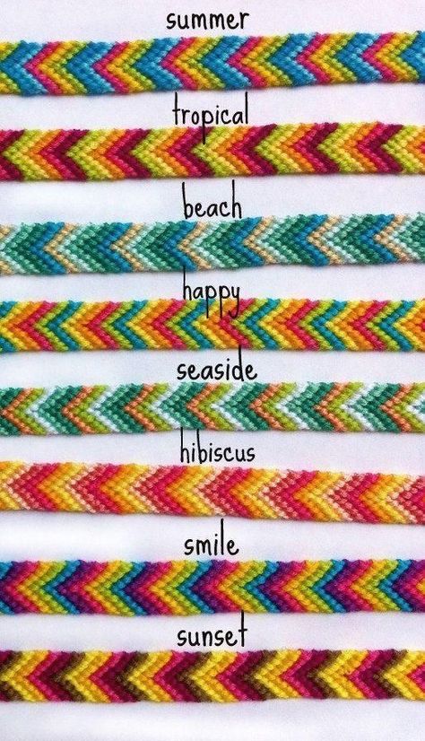 Different Types Of Bracelets, Types Of Bracelets, Bracelet Chevron, Chevron Friendship Bracelets, String Bracelet Patterns, Diy Friendship Bracelets Tutorial, Friendship Bracelet Patterns Easy, Yarn Bracelets, Cute Friendship Bracelets